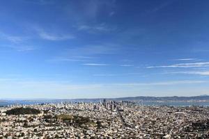 Le centre-ville de paysage urbain de san francisco, californie photo