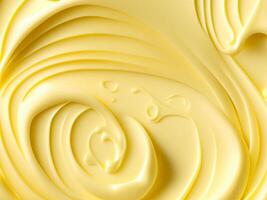 Jaune crème ou cosmétique texture photo