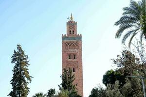 koutoubia mosquée dans Maroc photo