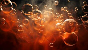 vapeur chaleur bulles photo