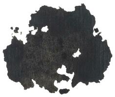 aquarelle brosse accident vasculaire cérébral de noir peindre, sur une blanc isolé Contexte photo