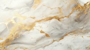 blanc or marbre texture modèle Contexte avec haute résolution conception ai génératif photo