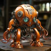 3d poulpe robot photo