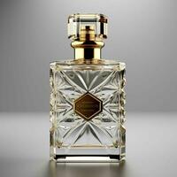 3d luxe parfum bouteille maquette, ai génératif photo