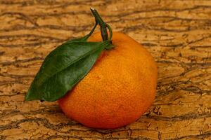 mandarine mûre douce photo