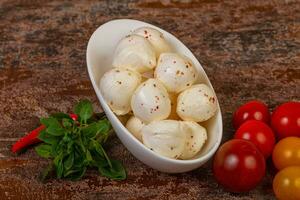 boulettes de mozzarella photo