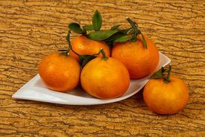 mandarine mûre douce photo