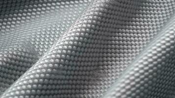 gris Football Jersey avec air engrener texture. athlétique porter toile de fond photo