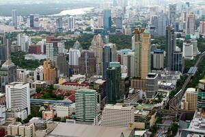 Bangkok ville vue de le gratte-ciel photo