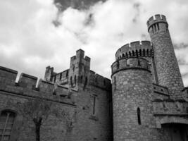 vieux celtique Château la tour, Roche noire Château dans Irlande. Roche noire observatoire forteresse photo