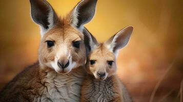 une groupe de animaux ai généré photo