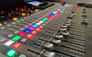 professionnel la musique console Contexte photo