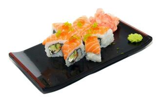 Japonais cuisine fruits de mer Sushi photo