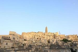 paysage urbain de matera italie, patrimoine mondial photo