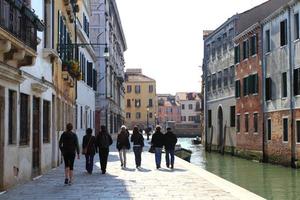 instantané du paysage urbain de venise italie photo