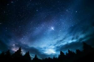 Profond ciel astrophoto vitrines le univers splendeur et loin mystères ai généré photo