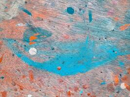abstrait La peinture de une brosse coups sur coloré bois texture photo