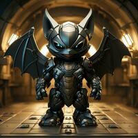 3d robot chauve souris photo