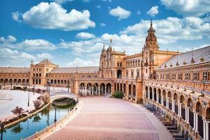 place d'espagne à séville, espagne. photo