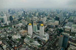 vue aérienne de bangkok photo