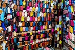 des chaussures à le marché photo