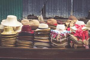 damnoen Saduak flottant marché dans Ratchaburi près Bangkok, Thaïlande photo