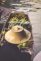 damnoen Saduak flottant marché dans Ratchaburi près Bangkok, Thaïlande photo