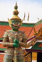 démon Gardien wat phra kaew grandiose palais Bangkok photo