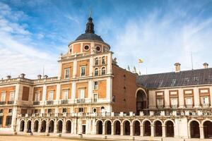 majestueux palais de aranjuez dans Madrid, Espagne photo