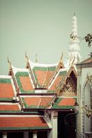 Wat Phra Kaeo, temple du Bouddha d'émeraude Bangkok, Asie Thaïlande photo