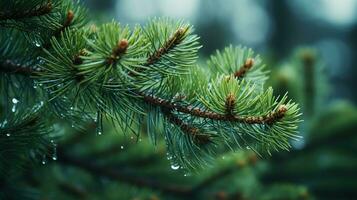 macro photo de Noël arbre