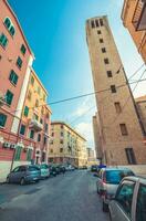 vide des rues de une magnifique côté ville de tarento avec une Stupéfiant architecture. photo