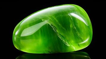 photo de jade isolé sur blanc Contexte. génératif ai
