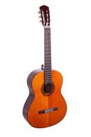 guitare acoustique sur fond blanc photo