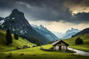 le Alpes, Suisse, personne, personne, personne, personne, personne, personne,. généré par ai photo