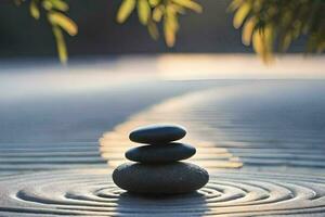 Zen méditation - Zen méditation - Zen méditation - Zen méditation - Zen méditation -. généré par ai photo