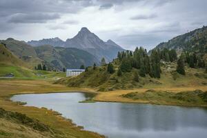 panorama, paysages, Kalbelesee, Hochtannberg, Alpes, L'Autriche photo