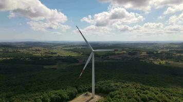 vent turbine Puissance drone photo