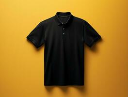 professionnel Vide 3d polo T-shirt ai généré photo