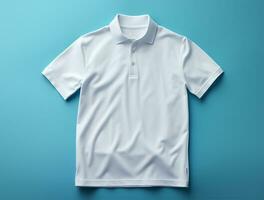 professionnel Vide 3d polo T-shirt ai généré photo