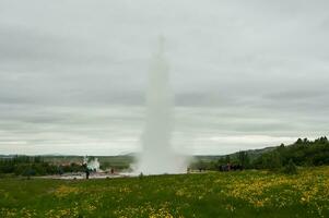 geyser stokkur, dans Islande photo