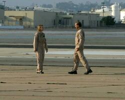 jessica bielle Josh lucas monde première de furtif coronado naval base san Diego Californie juillet 17 2005 photo