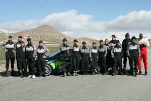 pro célébrité coureurs comprenant a dessiné lachey daniel bon Dieu Wilmer Valdérama John salley Toyota procélébrité course lancaster formation le saules lancaster Californie Mars 15 2008 photo