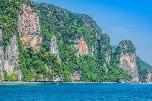 magnifique tropical îles dans exotique paradis à Thaïlande. photo