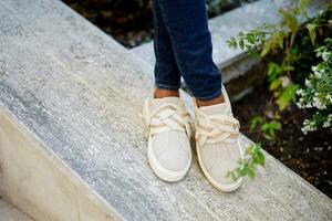 femmes des chaussures une confortable mode style photo