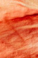 fond de texture de tissu de lin orange