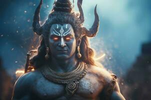 Inde hindou Dieu Indra. produire ai photo