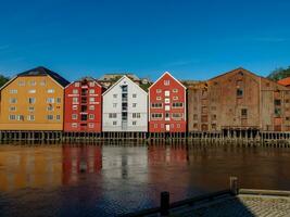 le ville de trondheim dans Norvège photo