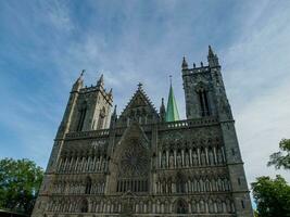 le ville de trondheim dans Norvège photo