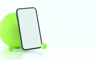 téléphone portable simple avec écran clair et couleurs vives photo